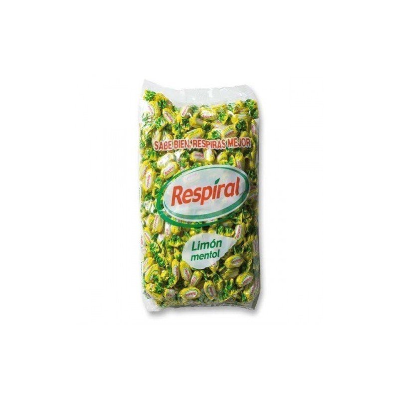 RESPIRAL LIMON MENTOL  1KG. CHUCHES Y DECORACION. PRECIOS DE FABRICA. www.chuchelandiajl.com