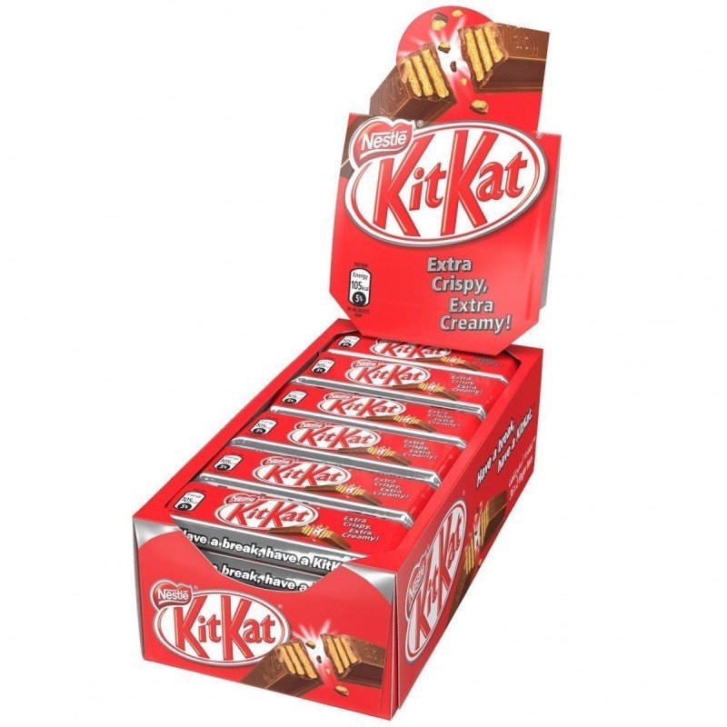 NESTLE KIT KAT 36X45GRS. CHUCHES Y DECORACION. PRECIOS DE FABRICA. www.chuchelandiajl.com