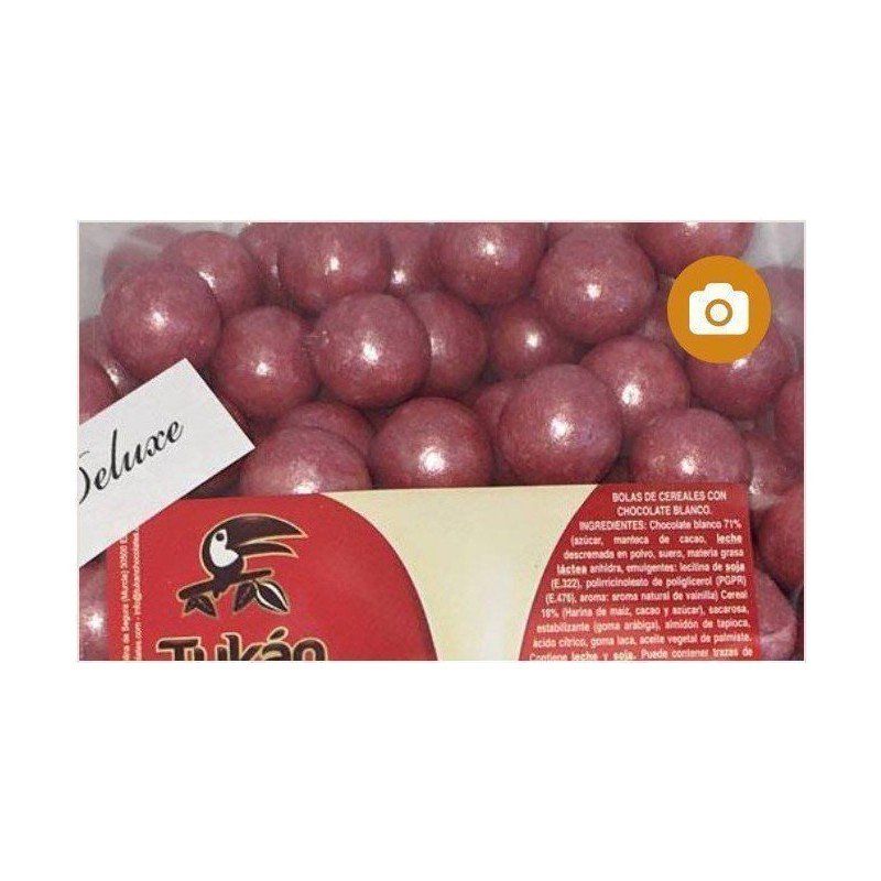 BOLAS CHOCO CRUNCH DELUXE FUCSIA 1KG. CHUCHES Y DECORACION. PRECIOS DE FABRICA. www.chuchelandiajl.com
