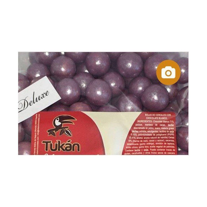 BOLAS CHOCO CRUNCH DELUXE MORADAS 1KG. CHUCHES Y DECORACION. PRECIOS DE FABRICA. www.chuchelandiajl.com