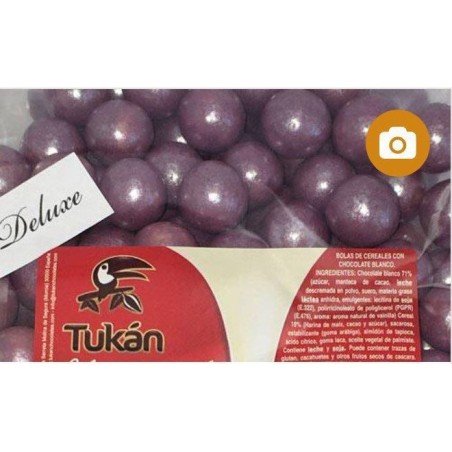 BOLAS CHOCO CRUNCH DELUXE MORADAS 1KG. CHUCHES Y DECORACION. PRECIOS DE FABRICA. www.chuchelandiajl.com