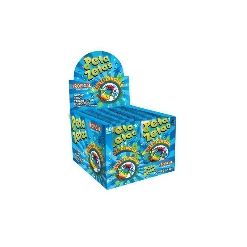 CAJA PETA ZETA PINTALENGUAS 50UDS. CHUCHES Y DECORACION. PRECIOS DE FABRICA. www.chuchelandiajl.com