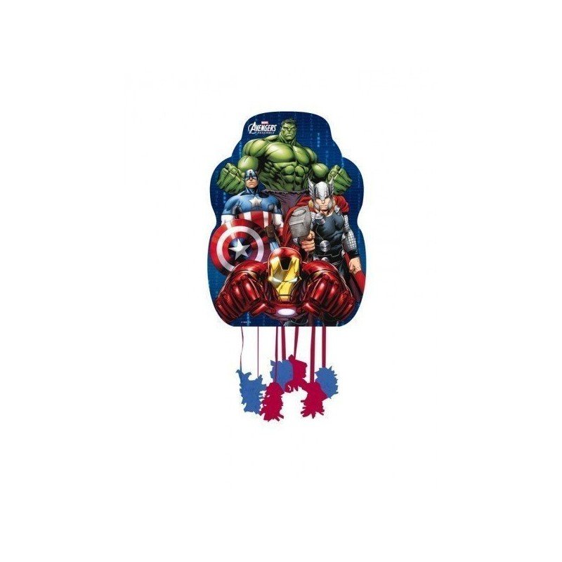 PIÑATA PERFIL VENGADORES. CHUCHES Y DECORACION. PRECIOS DE FABRICA. www.chuchelandiajl.com