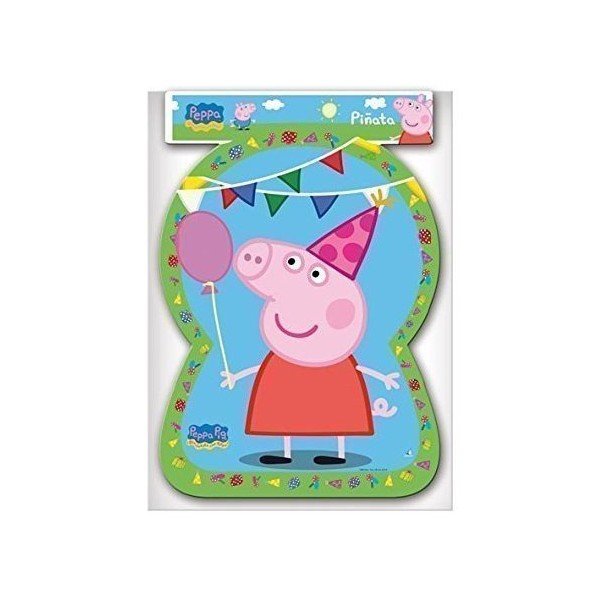 PIÑATA PERFIL MEDIANA PEPPA PIG. CHUCHES Y DECORACION. PRECIOS DE FABRICA. www.chuchelandiajl.com
