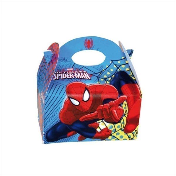 CAJITA DE CHUCHES SPIDERMAN 15UDS. CHUCHES Y DECORACION. PRECIOS DE FABRICA. www.chuchelandiajl.com