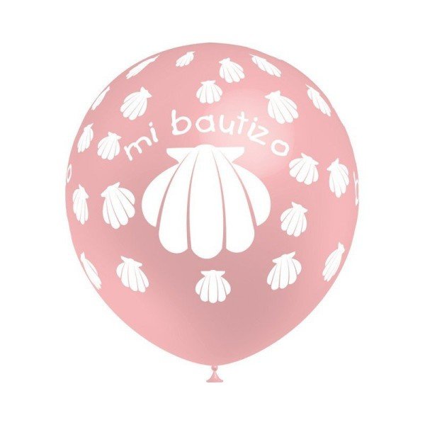 GLOBOS MI BAUTIZO NIÑA 8 UDS. CHUCHES Y DECORACION. PRECIOS DE FABRICA. www.chuchelandiajl.com