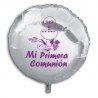 GLOBO POLIAMIDA 46 CM PRIMERA COMUNION. CHUCHES Y DECORACION. PRECIOS DE FABRICA. www.chuchelandiajl.com