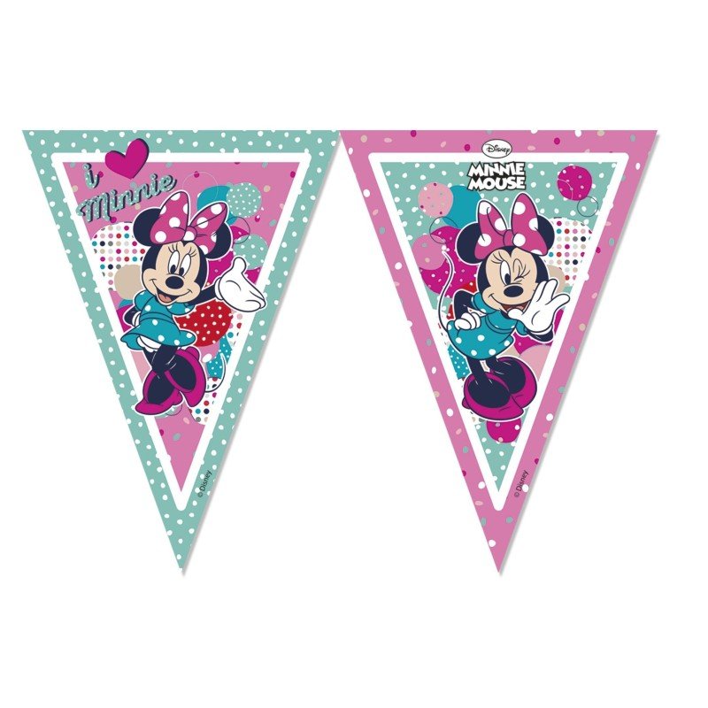 BANDERIN POLYBAG MINNIE DOTS 2.3 MTS