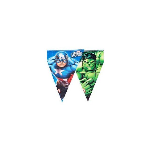 BANDERIN TRIANGULO SPIDERMAN 2.3 MTS