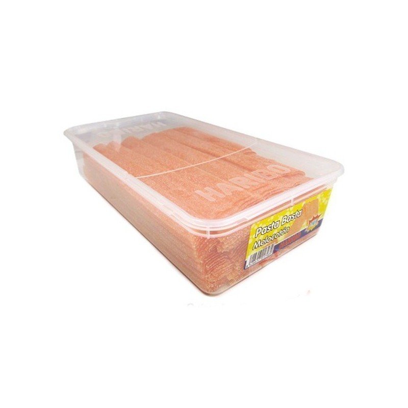 CAJA LENGUAS MELOCOTON HARIBO 200U. CHUCHES Y DECORACION. PRECIOS DE FABRICA. www.chuchelandiajl.com