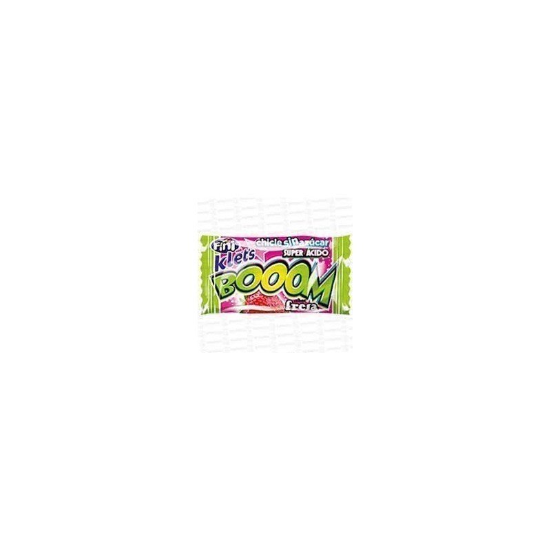CHICLES KLETS FRESA SIN AZUCAR 200UDS