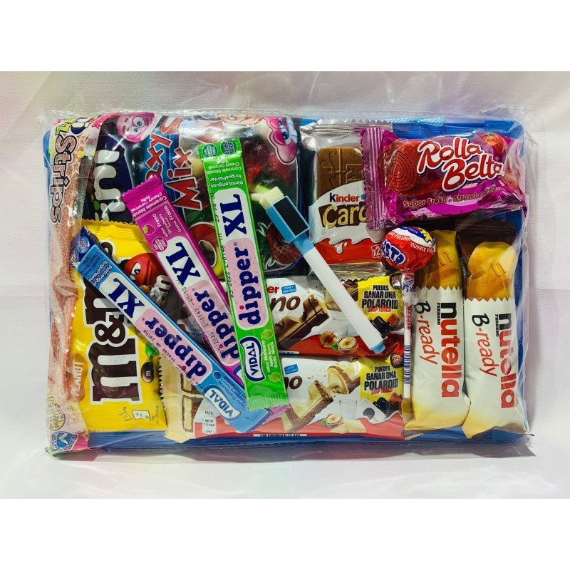 PIZARRA DE CHOCOLATINAS Y DEDICATORIA