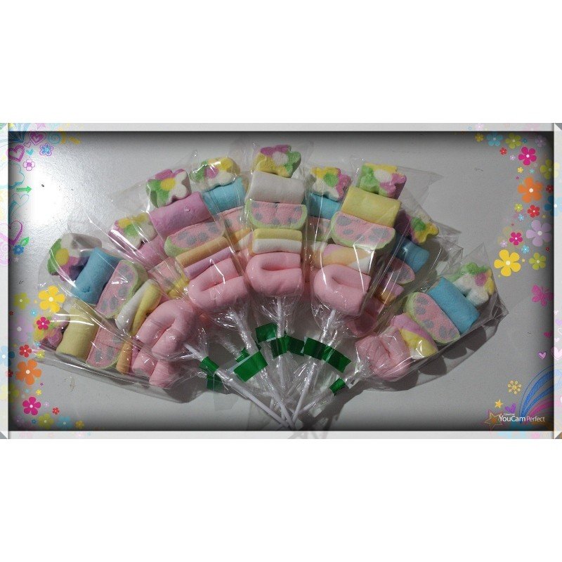 BROCHETAS DE NUBES 10 UNIDADES
