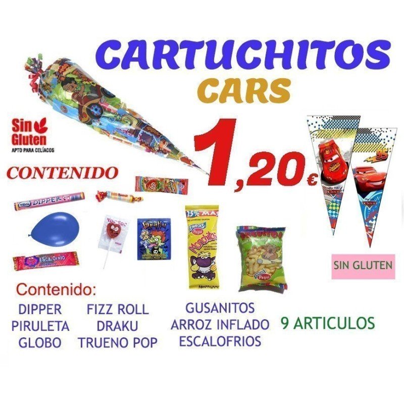 CONOS DE CHUCHES PARA CUMPLEAÑOS TAMAÑO EXTRA UNIDAD