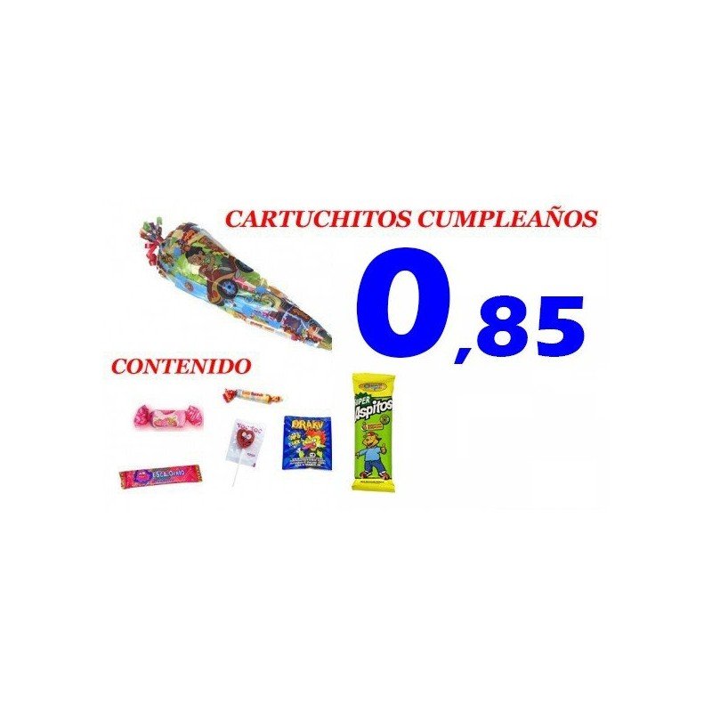 BOLSA 25 CONOS CUMPLEAÑOS