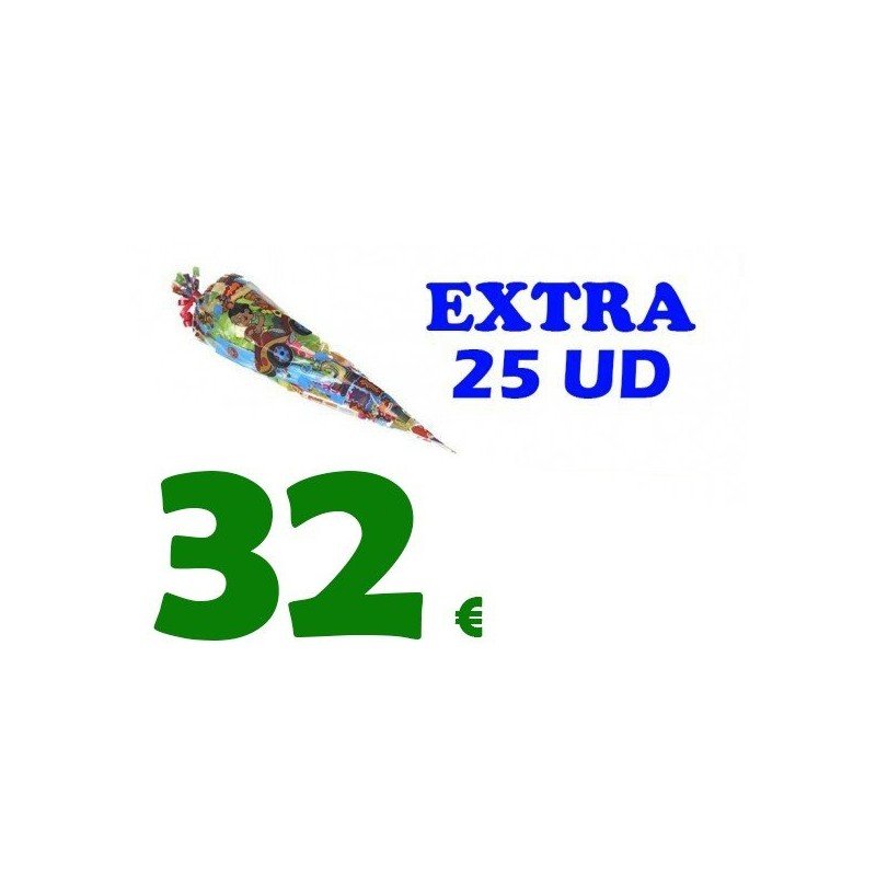 BOLSA 25 CONOS CUMPLEAÑOS